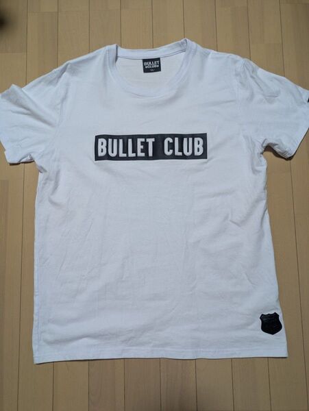 【事前連絡2枚同時購入なら200円引き】新日本プロレス BULLET CLUB Tシャツ ホワイト LLサイズ