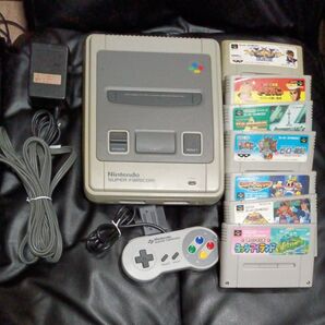 Nintendo スーパーファミコン 本体一式 ソフト 動作品