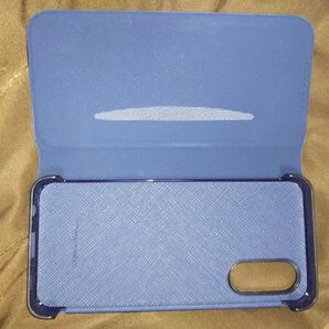 docomo select arrows We2 手帳型カバー 青