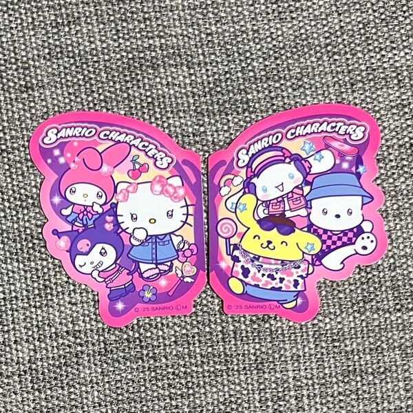 新品 サンリオキャラクターズシールクッキー2 ハローキティ マイメロディ クロミ ポムポムプリン シナモロール ポチャッコ