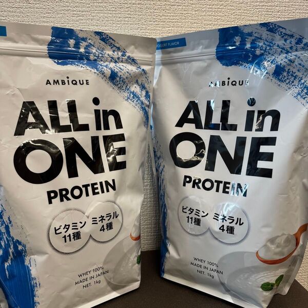 アンビーク オールインワンプロテイン ヨーグルト風味 1kg ×2個セット