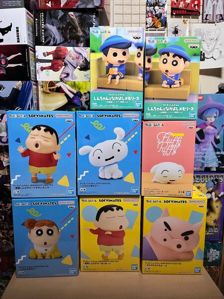 クレヨンしんちゃん/フィギュアまとめ売り 8体
