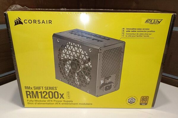 【未開封品】 CORSAIR コルセア PC電源ユニット RM1200x Shift PCIe5.0/ATX3.0対応