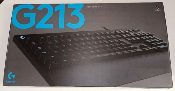 【未開封品】Logicool G ロジクール G ゲーミングキーボード 有線 G213 パームレスト 日本語配列