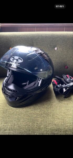 KABUTO フルフェイスヘルメット カムイIII Lサイズ&バイクグローブ 2点セット