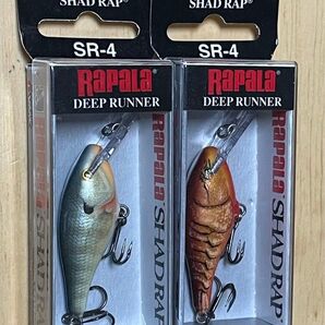 ★送料込み価格★ ラパラ シャッドラップ Rapala SHAD RAP DEEP RUNNER SR-4 2個セット