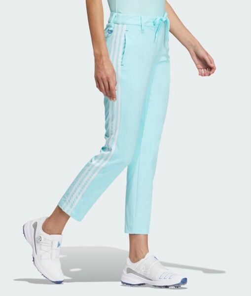 新品adidasアディダス サイドストライプ ゴルフパンツ XS
