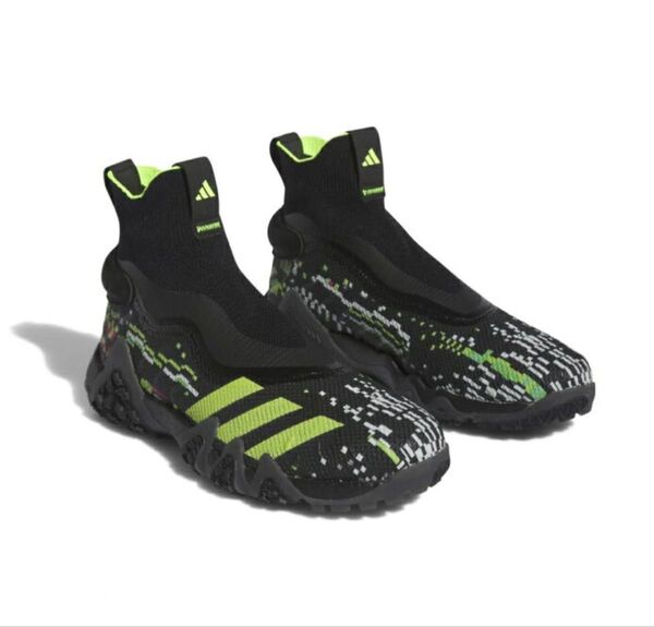 新品adidasアディダスゴルフシューズ コードカオス レースレス グリッチ 26.0