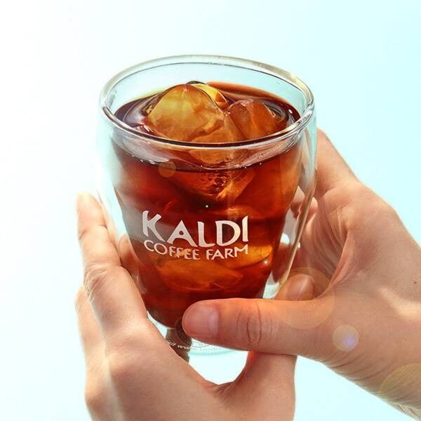 カルディコーヒー・ダブルウォールグラス