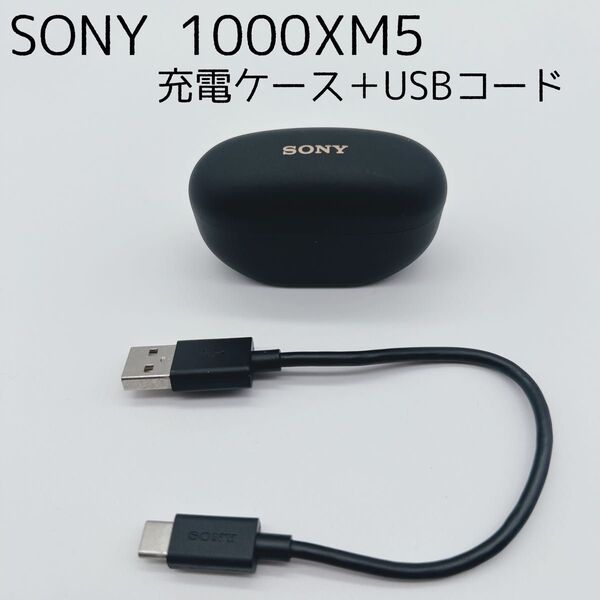【美品】SONY WF-1000XM5 充電ケースのみ 収納ケース USBコード ソニー 1000xm5 ケース 充電