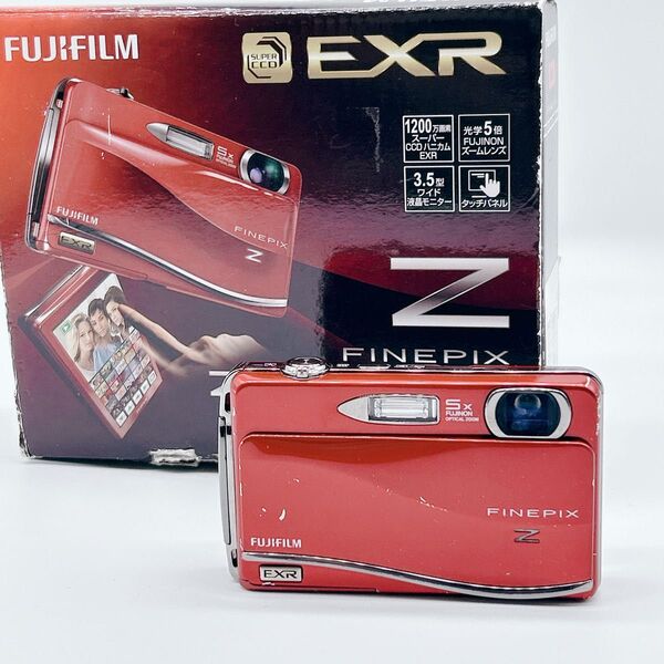 FUJIFILM デジタルカメラ FinePix Z800 EXR レッド 富士フィルム コンパクトデジタルカメラ デジカメ