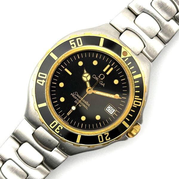 【良品・稼働品】オメガ OMEGA シーマスター プレボンド 396.1042 クォーツ デイト メンズ プロフェッショナル