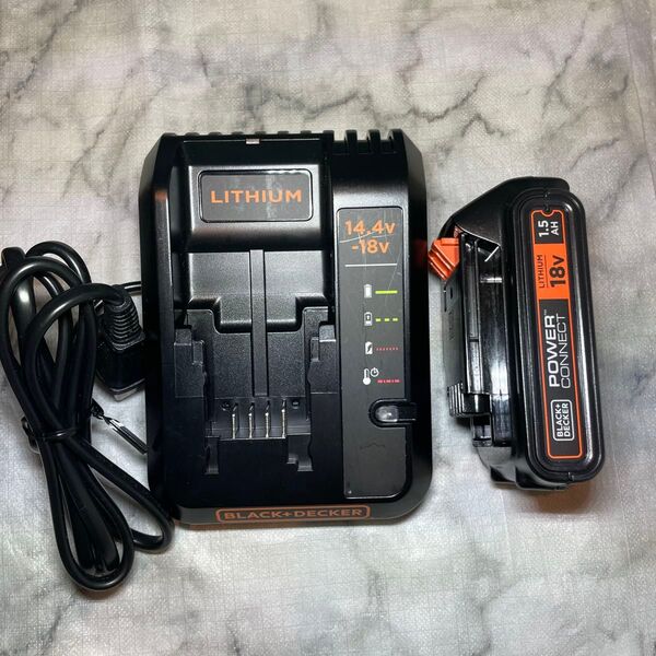 ブラックアンドデッカー 18v1.5AH 充電器付き
