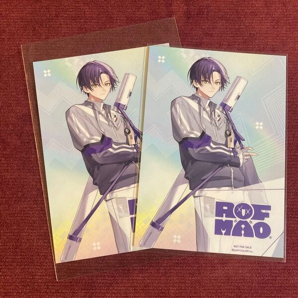 剣持刀也 ブロマイド風カード ROF-MAO 2nd Anniversary 購入特典 ろふまお 2周年