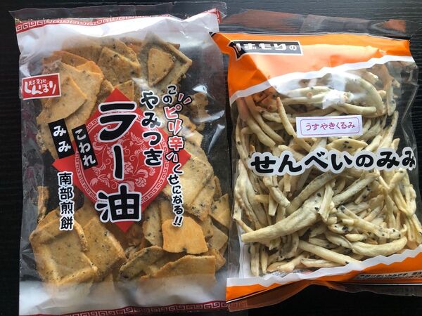 いずもり せんべいのみみ うすやきくるみ 南部せんべい やみつきラー油こわれみみ