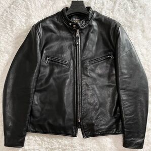極美品 ショット カフェレーサー ニューネイキッド スタンドカラー 541XX シングルライダースジャケット