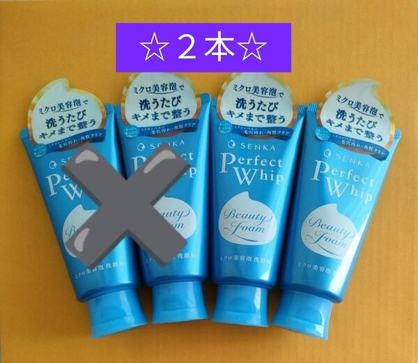 【2本】専科 パーフェクトホイップ a 120g ミクロ美容泡 洗顔料