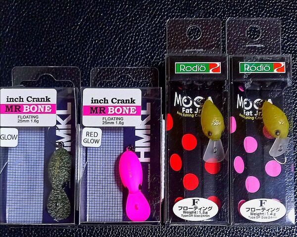 806. ロデオクラフト ファットモカJr. SR-F・ファットモカJr. MR-F・ハンクル インチクランクMR 新品4個セット