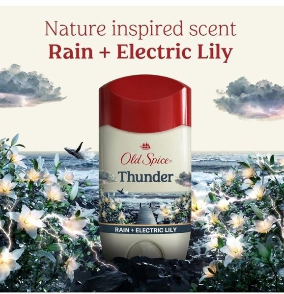 オールドスパイス サンダー デオドラントスティック デオドラント 制汗剤 old spice レインボー リリー 白固形と