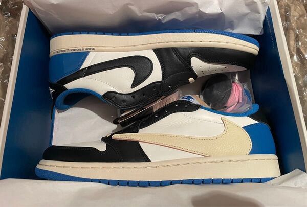 28.0cm TRAVIS SCOTT NIKE AIR JORDAN1 FRAGMENT トラヴィス エアジョーダン1 US10