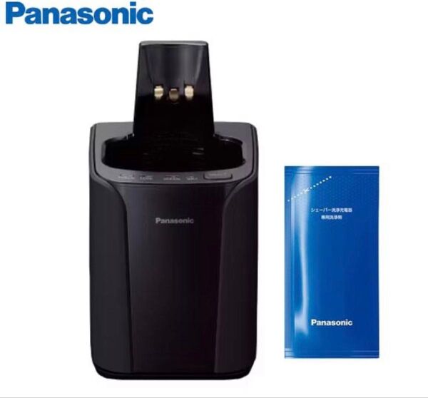 新品 3点セット Panasonic シェーバー 洗浄充電器 RC9-23 & ACアダプター RC1-81 充電器 & 洗浄剤