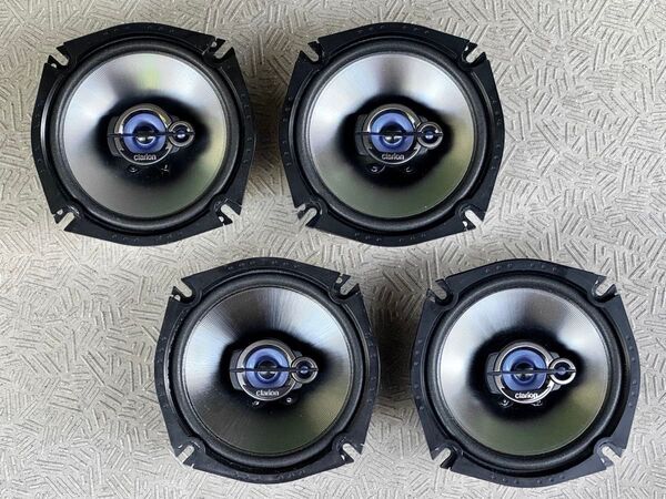 クラリオン 17cm 3WAYスピーカー SRT1733 4個セット 稀少品