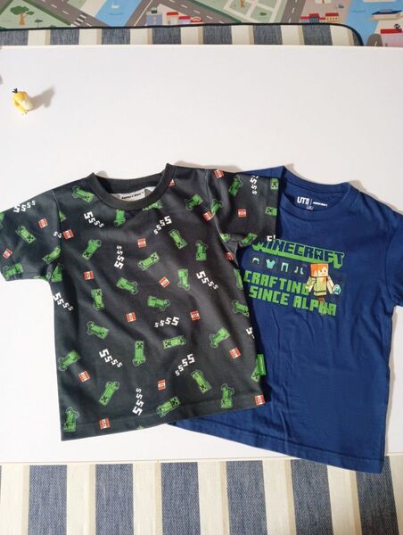 マインクラフト半袖Tシャツ 110cm 2枚
