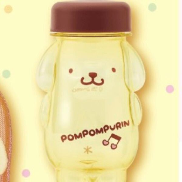 ポムポムプリン くじ クリアボトル