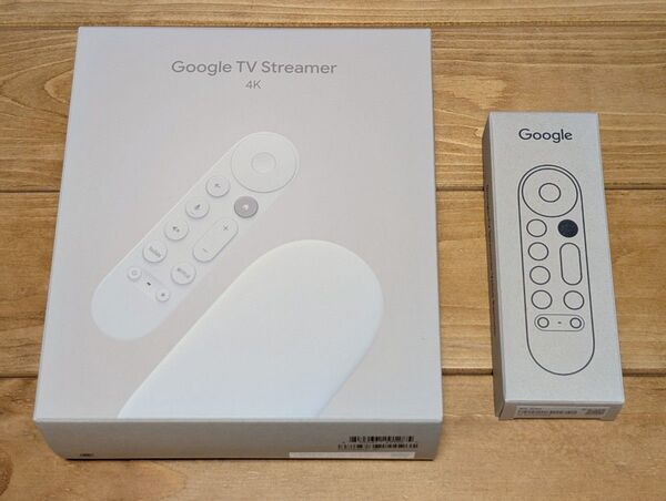 新品 リモコンセット Google TV Streamer 4K Porcelain