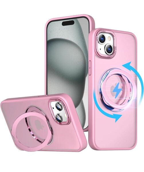 iphone 15 plus 用 ケース magsafe対応 ワイヤレス充電
