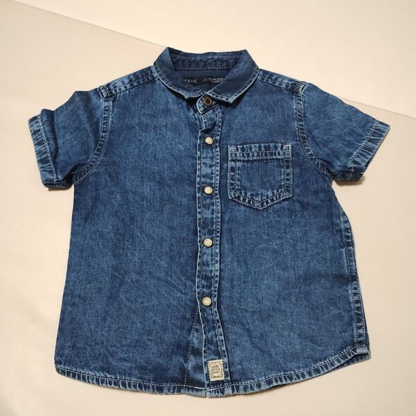 NEXT 半袖シャツ デニムシャツ ベビー 6-12month
