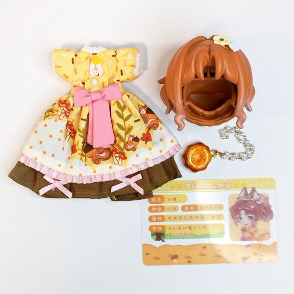 COME4FREE 米甜MINTY ミンティ リス ヘアパーツ アウトフィット ドール服