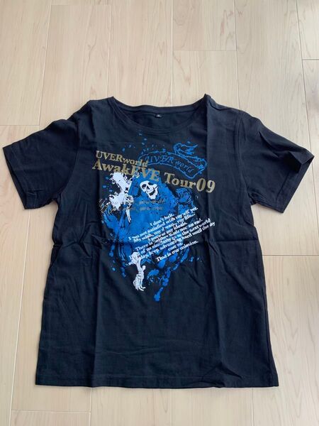 UVERworld Tシャツ ライブ グッズ アパレル トップス 半袖 AwakeEVE tour 2009 ツアー