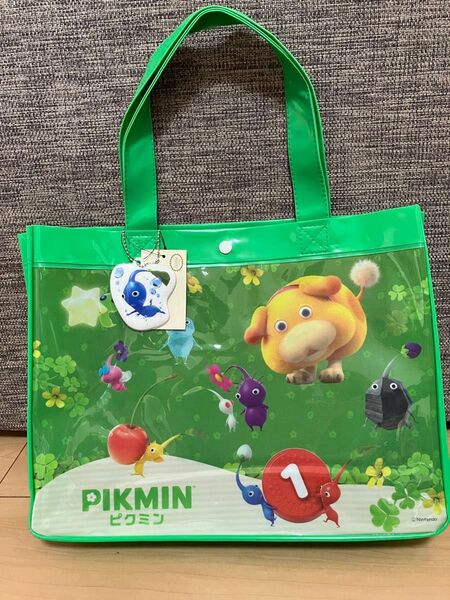 ピクミン 新品 プールバッグ ビーチバッグ 新品未使用 プール トートバッグ スイミング ビニールバッグ 手提げ 水泳