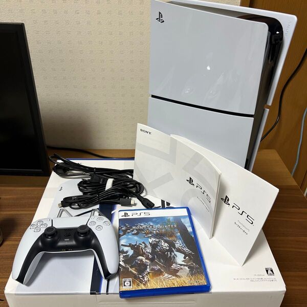 SONY PlayStation 5(完品) + モンスターハンターワイルズ
