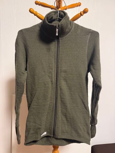 WOOLPOWER FULL ZIP JACKET 600 ウールパワー フルジップジャケット 600 パイングリーン XSサイズ