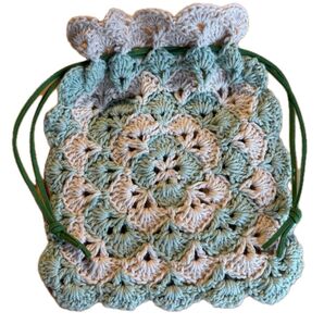 巾着ハンドメイド かぎ針編み