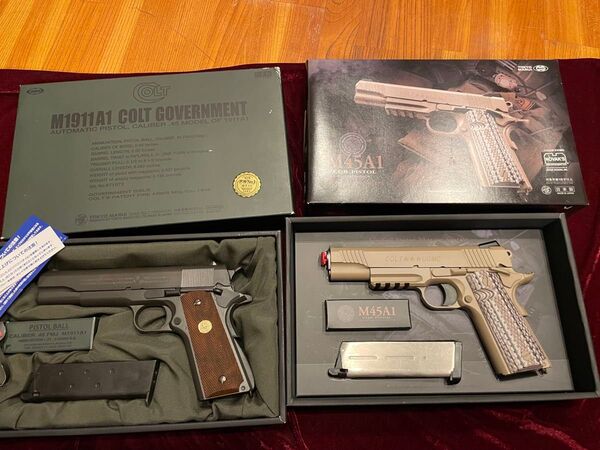 東京マルイ製 M1911ミリタリー M45A1セット