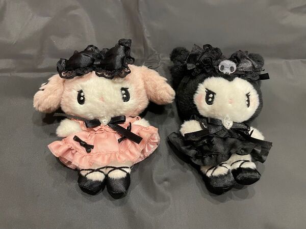 真夜中のメロクロ キーホルダー ぬいぐるみ サンリオ マイメロディ