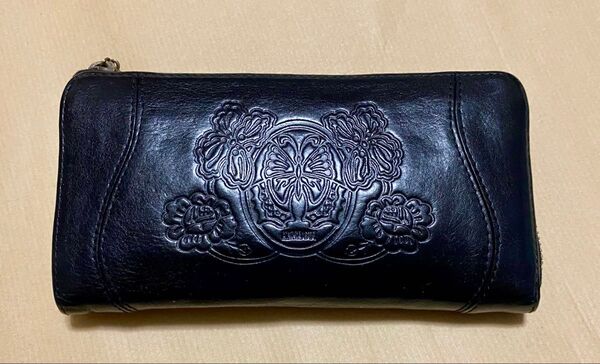 ANNA SUI アナスイ L字ラウンドファスナー 長財布 ブラック