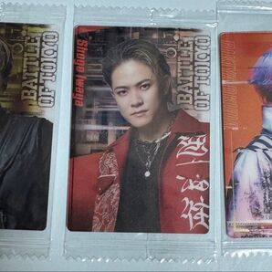 BATTLE OF TOKYO カード 3枚セット RIKIMARU 岩谷翔吾 小森隼ウエハースカード