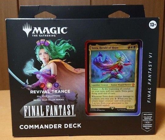 新品 未開封 マジック:ザ・ギャザリング FINAL FANTASY 統率者デッキ 英語版 トランス・リアニメイト MTG ff
