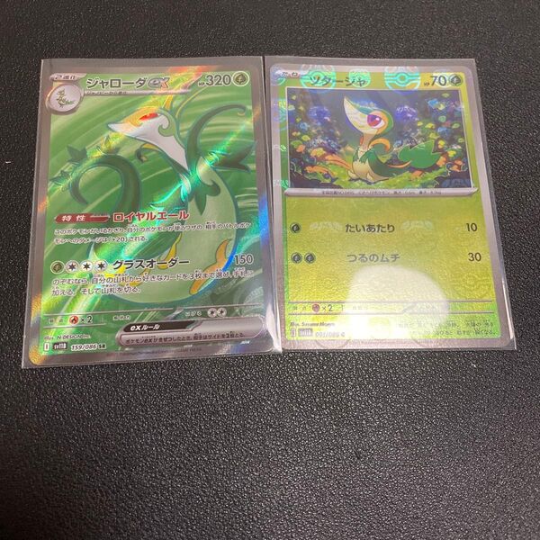 ツタージャ マスターボールミラー ジャローダex sr ポケモンカード