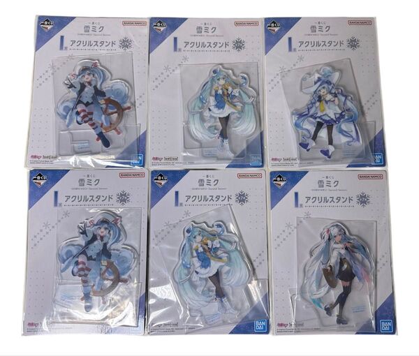 一番くじ 雪ミク アクリルスタンド2022 フィギュア 初音ミク ワンピース SNOW MIKU