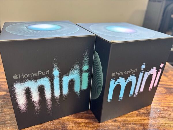 Apple HomePod mini スペースグレイ 2個 中古