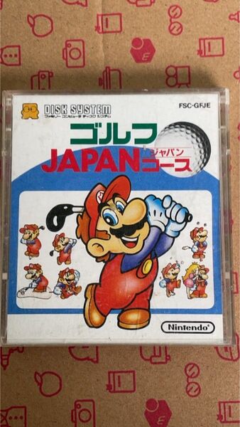FC ファミコン ディスクシステム ディスクカード【ゴルフ JAPAN ジャパンコース】1987 任天堂 ファミリーコンピュータ