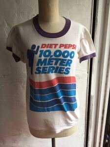 ダイエットペプシ 染み込み Tシャツ ビンテージ レディース