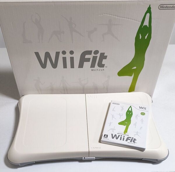 Wii fit ウィーフィット ソフト バランスWiiボードセット 動作確認済み 箱 説明書あり(ソフト)