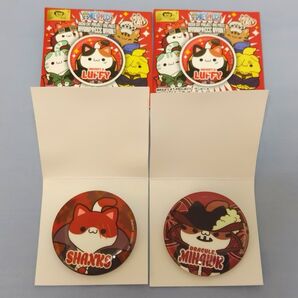 ワンピース ニャンピースニャーン! 缶バッジコレクション シャンクス ミホーク
