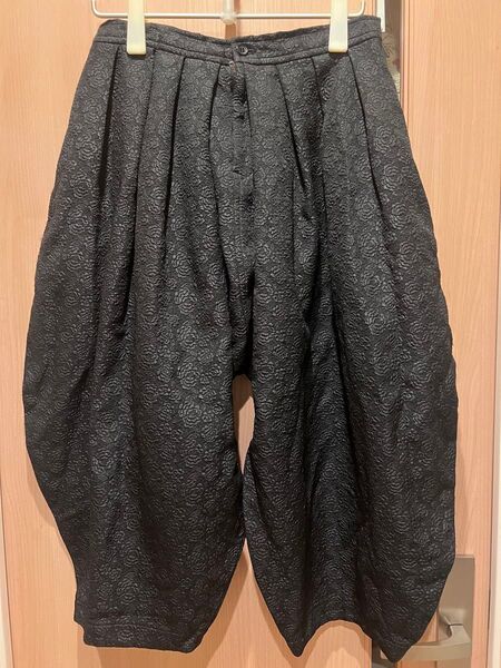 BLACK COMME des GARCONS 薔薇 サルエルパンツ 黒 M